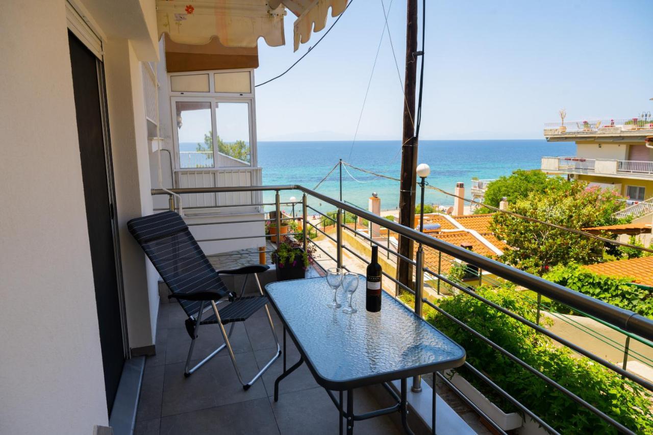 Zoe Seaview Apartment By Rentalspro - Nea Moudania Halkidiki المظهر الخارجي الصورة