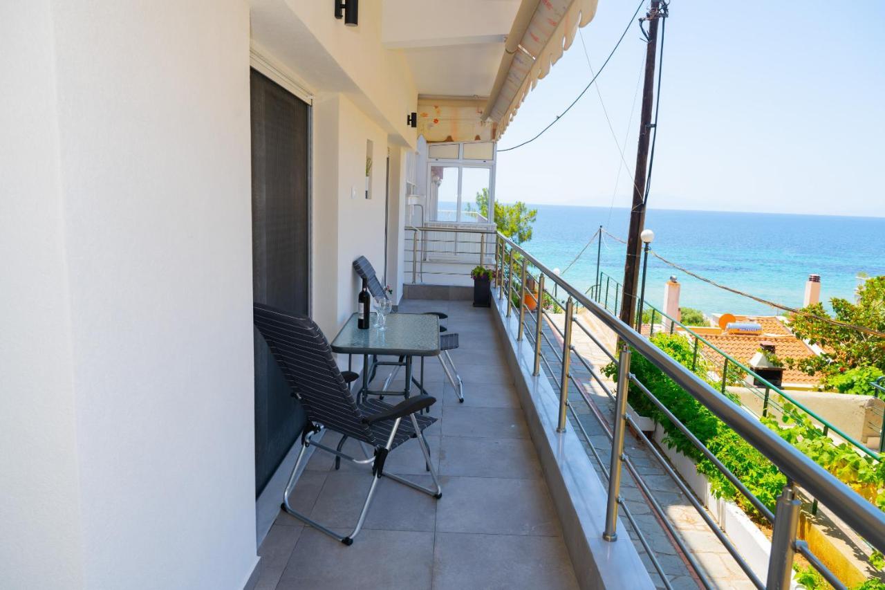 Zoe Seaview Apartment By Rentalspro - Nea Moudania Halkidiki المظهر الخارجي الصورة